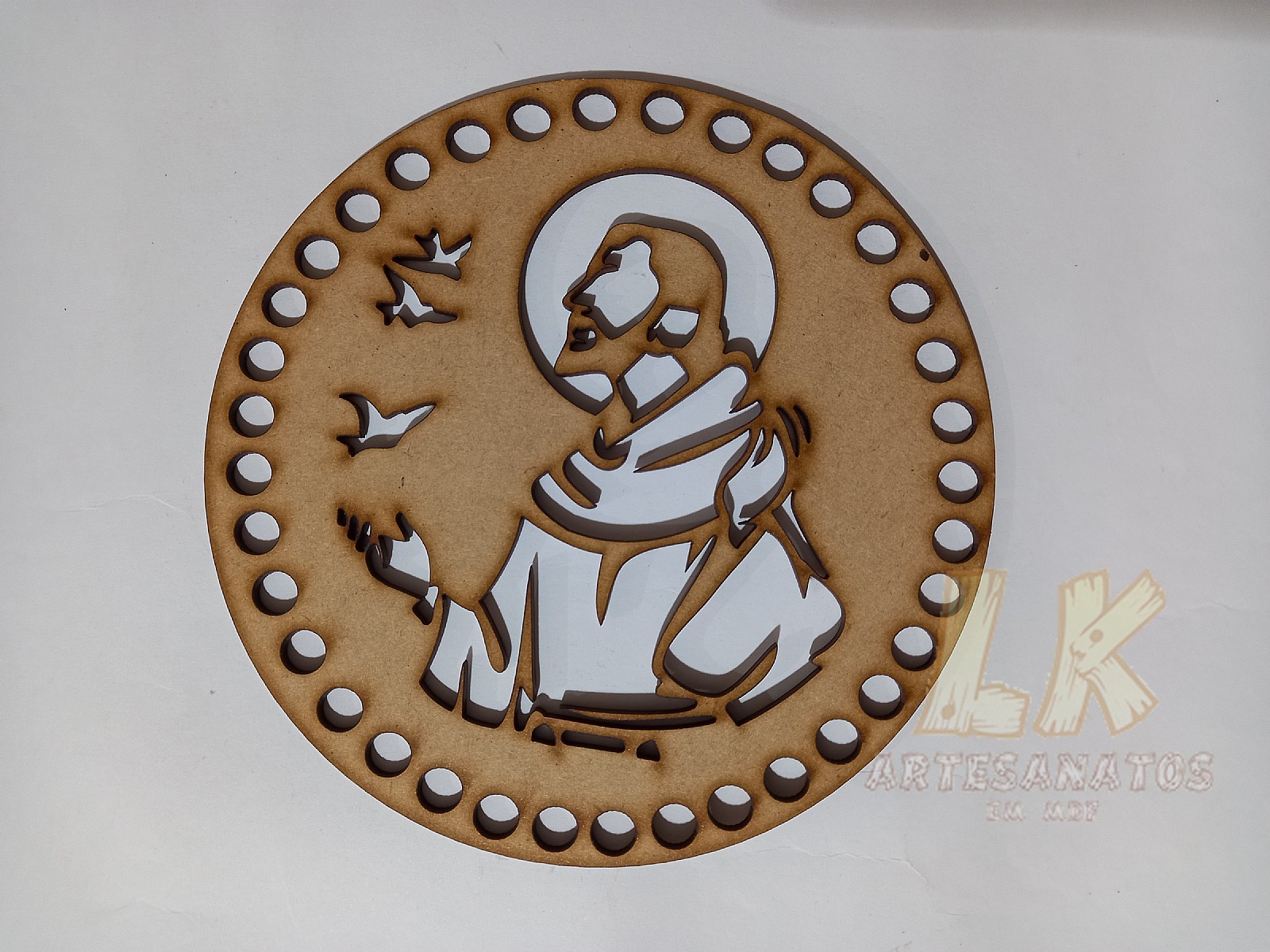 Base para crochê redonda 